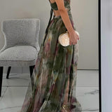 Giselle | Encantador Maxi Vestido con Estampado Floral