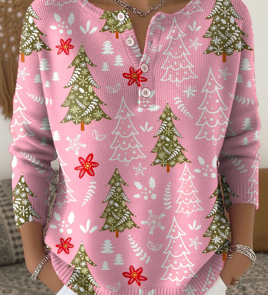 Sofía | Suéter navideño con botones