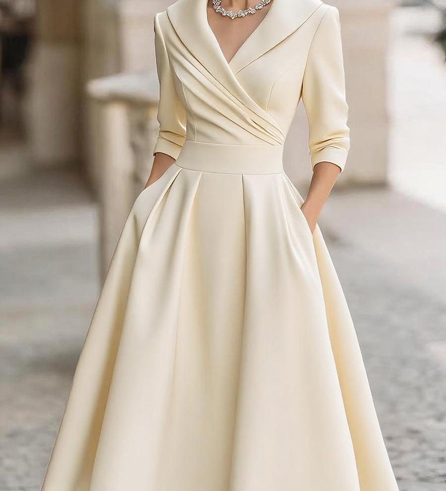 Noelia | Vestido Midi en Satén