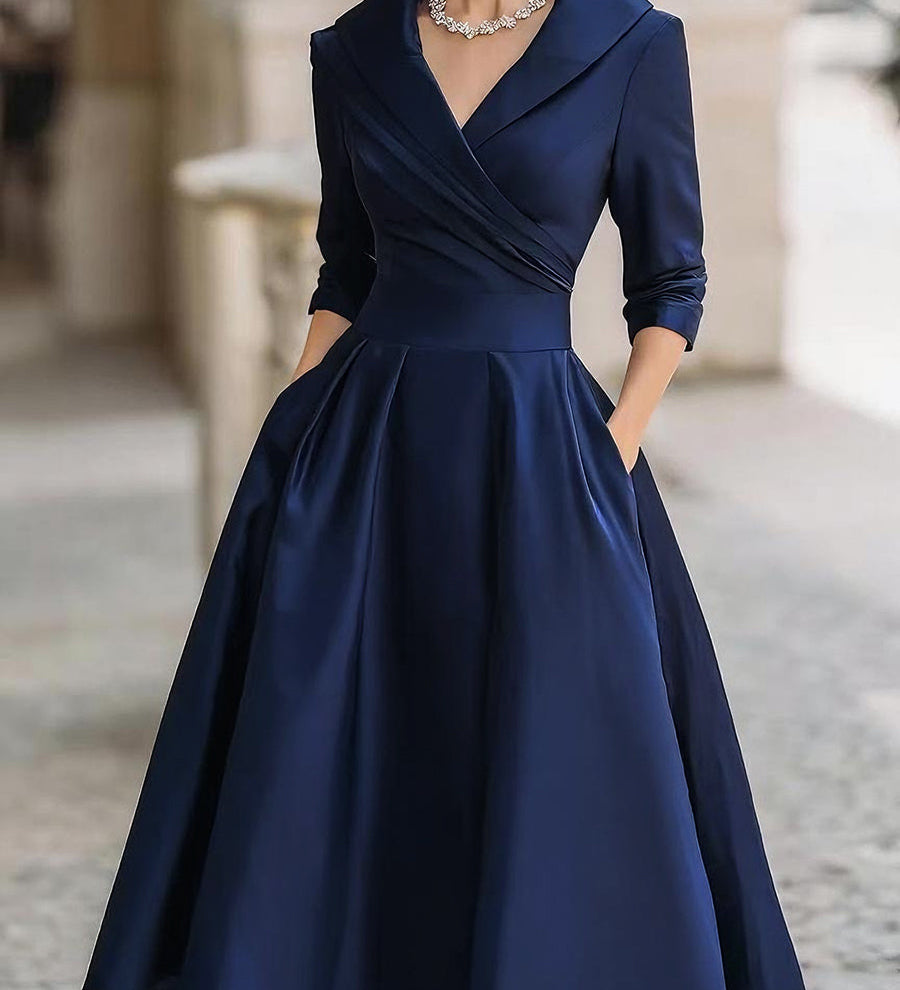 Noelia | Vestido Midi en Satén