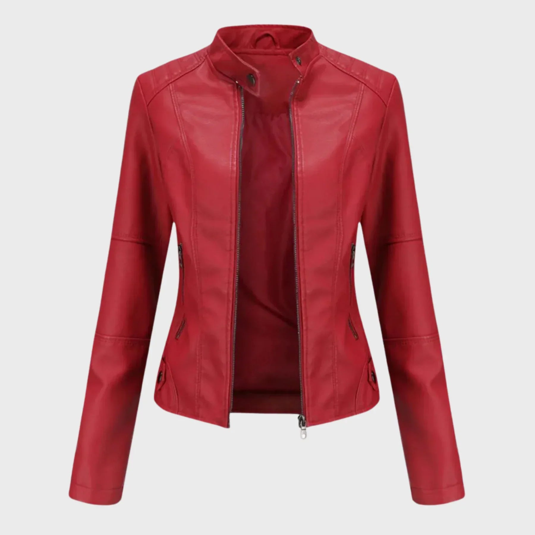 Romina | Chaqueta de Cuero Casual