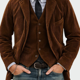 Eduardo | Conjunto de 2 piezas: Blazer y Chaleco de Pana