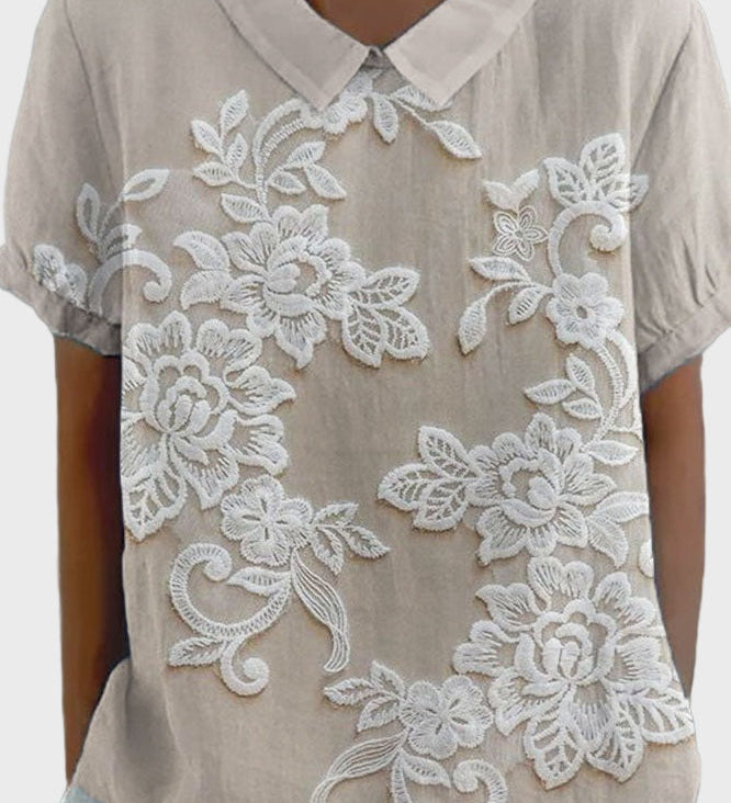 Lily - Blusa con Cuello
