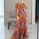 Giselle | Encantador vestido maxi con diseño floral