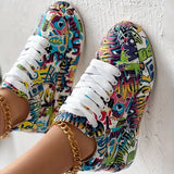 Veronika Zapatillas Diseño de Graffiti Amortiguación