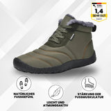 OrthoWarm - zapatos barefoot acolchados, repelentes al agua y que alivian el dolor