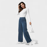 Irene - Pantalones de mezclilla de corte ancho