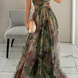 Giselle | Encantador vestido maxi con diseño floral