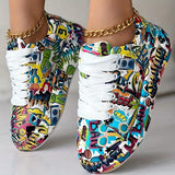 Veronika Zapatillas Diseño de Graffiti Amortiguación