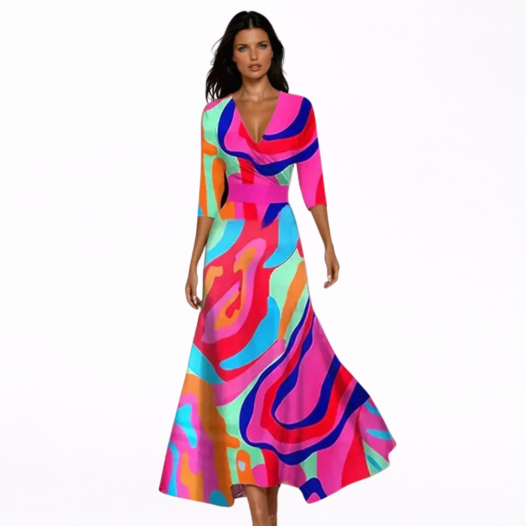 Emilia | Elegante Maxi Vestido Floral
