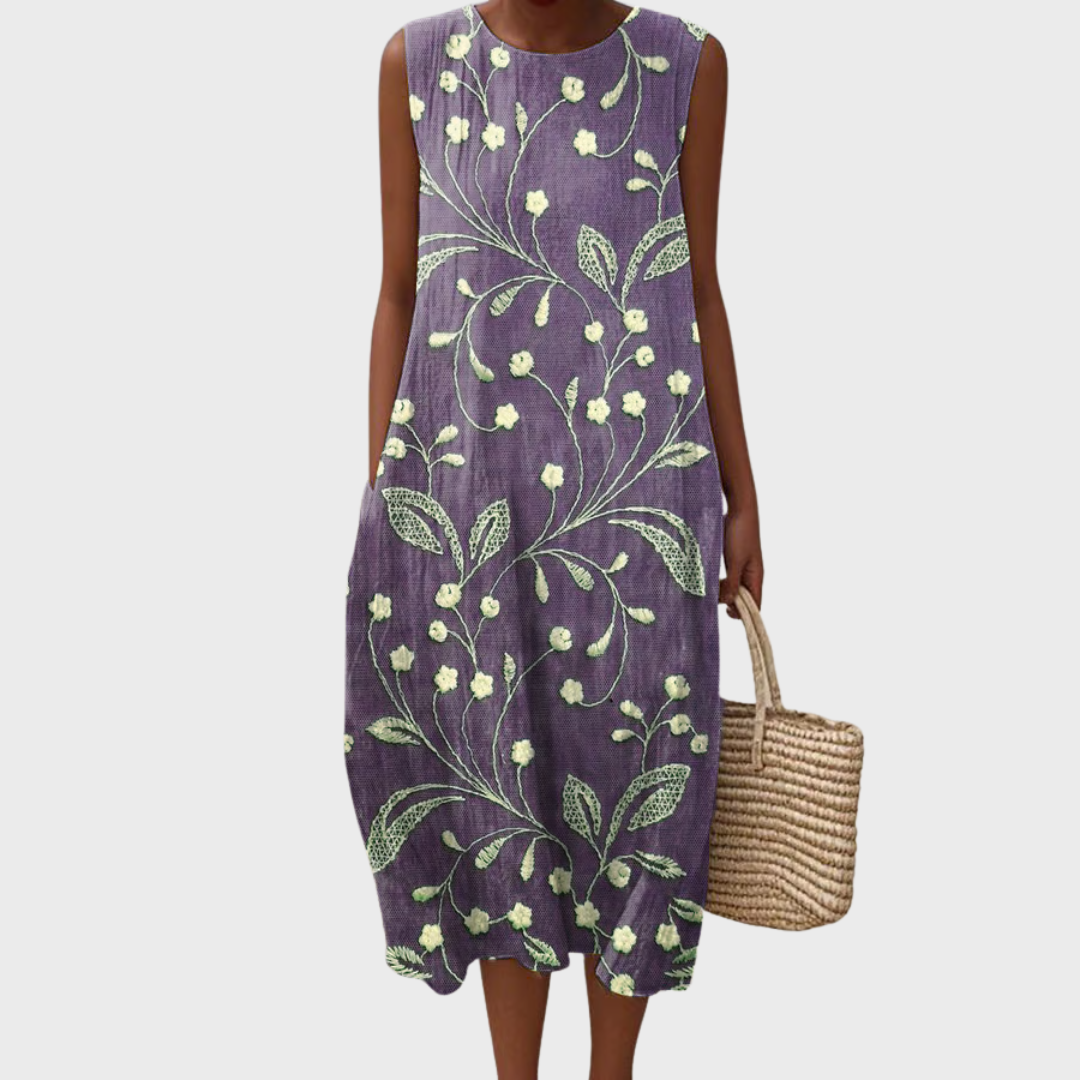Cristina - Vestido informal con estampado floral