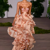 Nahia | Vestido con Detalles de Volantes