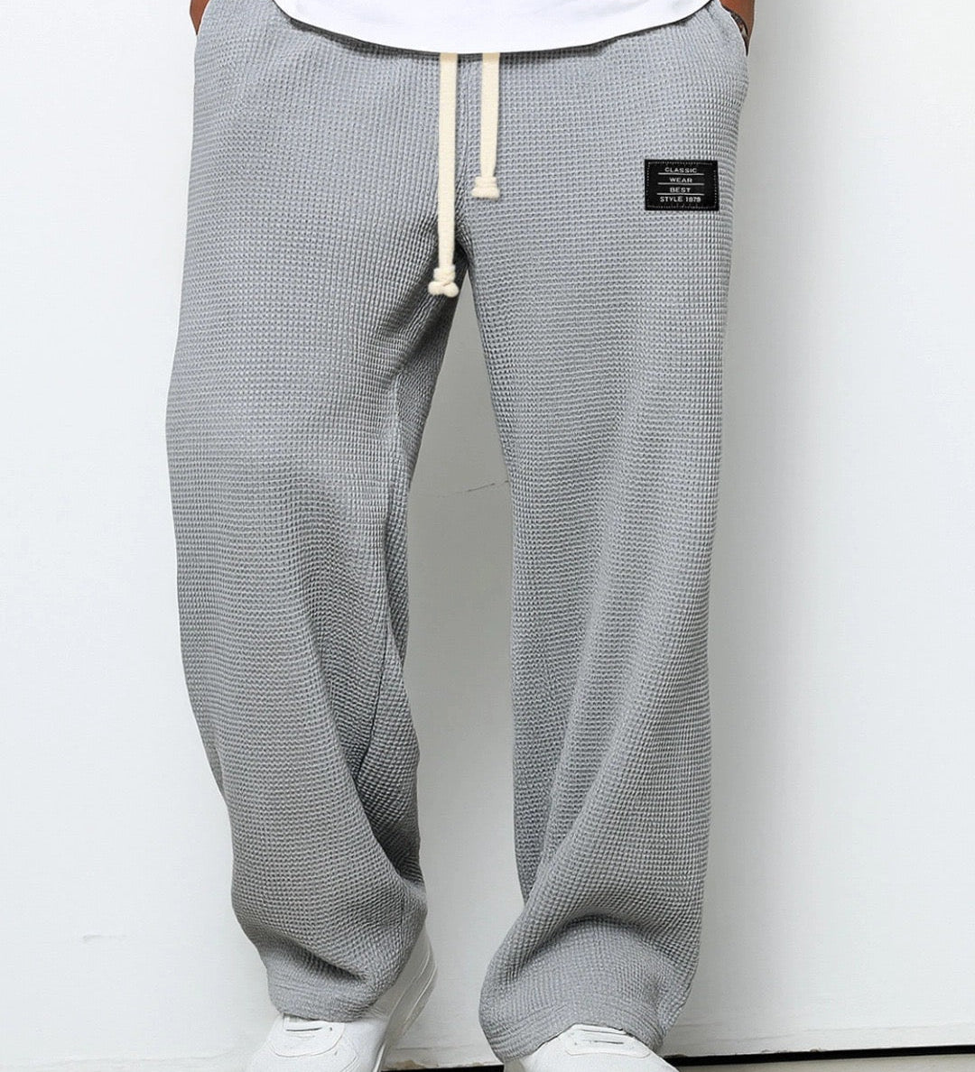 Nicolas | Pantalones de pierna ancha y cintura ajustable