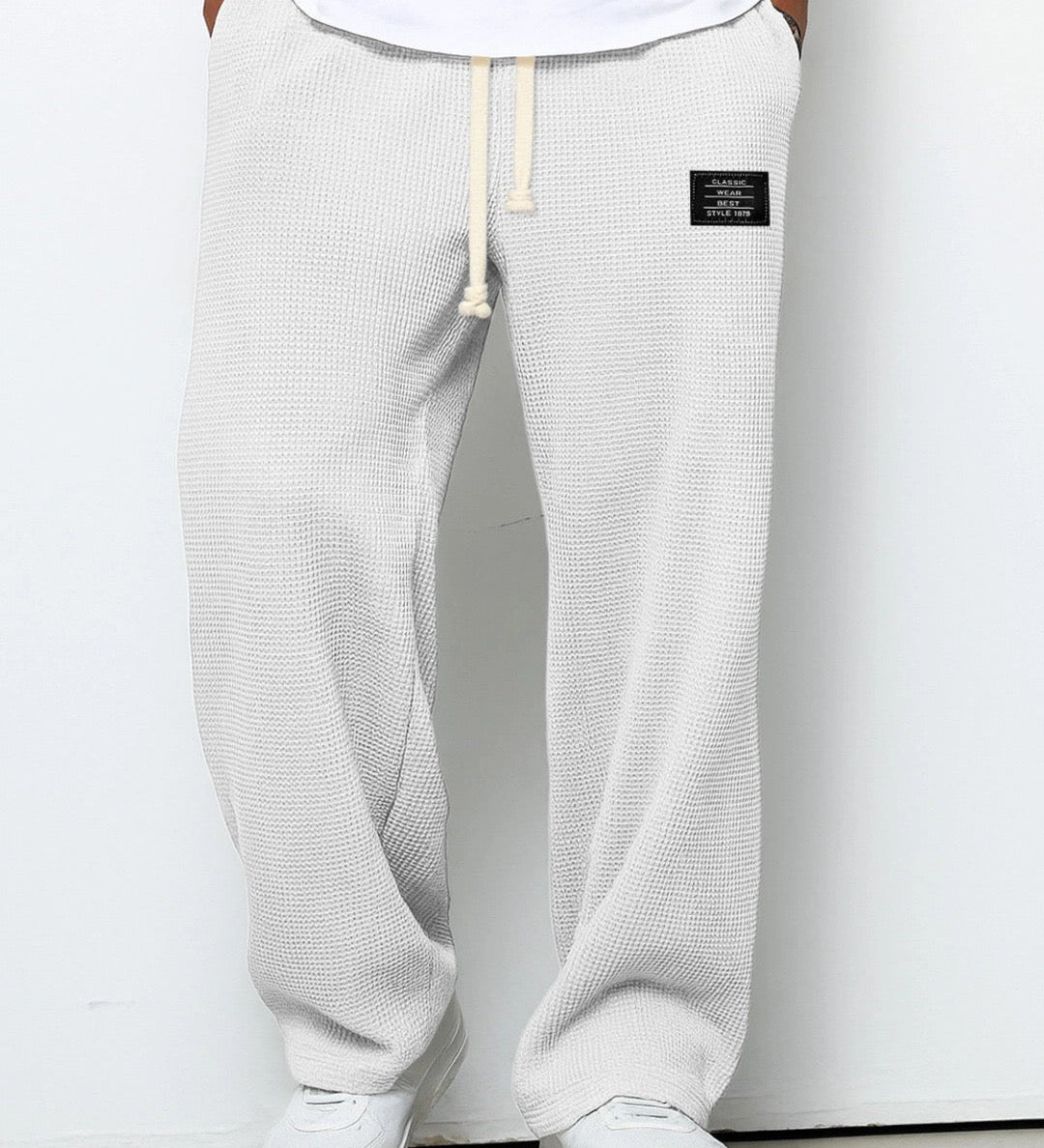 Nicolas | Pantalones de pierna ancha y cintura ajustable