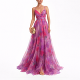 Giselle | Encantador Maxi Vestido con Estampado Floral