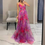 Giselle | Encantador vestido maxi con diseño floral