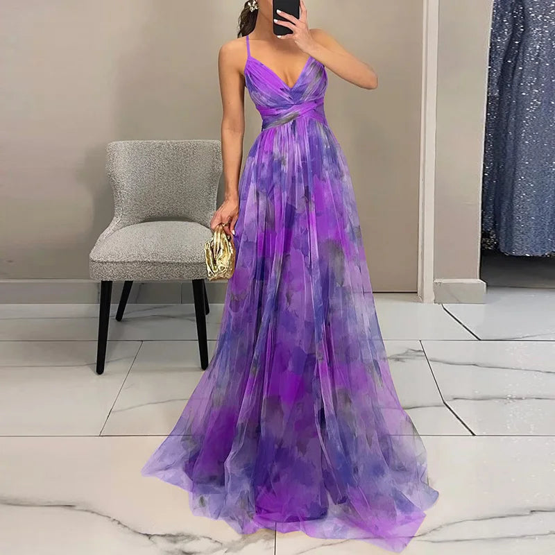 Giselle | Encantador vestido maxi con diseño floral