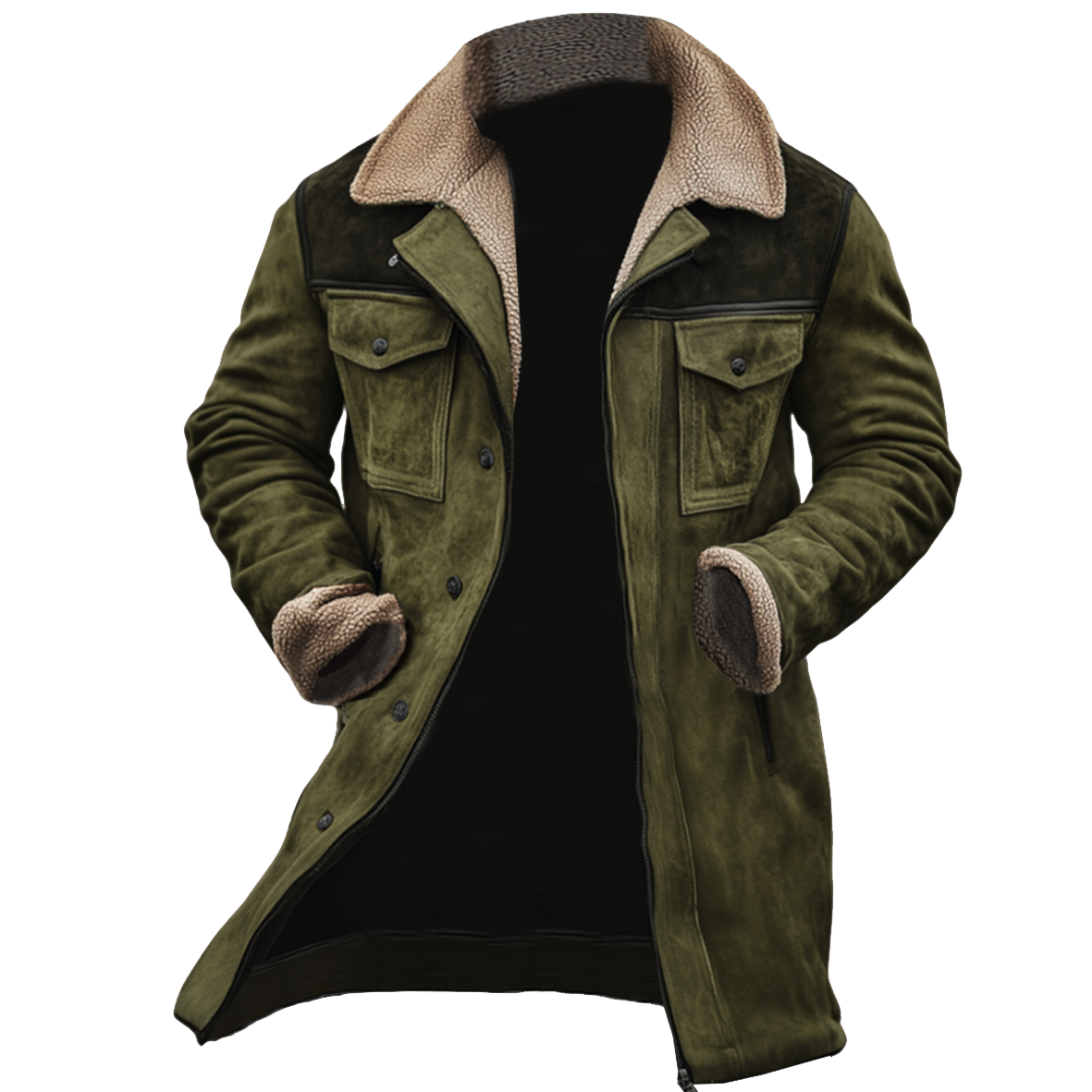 Gabriel™ | Chaqueta de exterior para hombre de piel de cordero