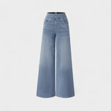 Irene - Pantalones de mezclilla de corte ancho